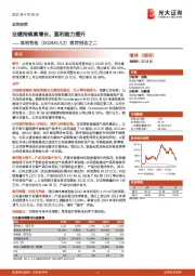 跟踪报告之二:业绩持续高增长,盈利能力提升