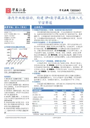 海内外双轮驱动，构建IP+数字藏品生态驶入元宇宙赛道