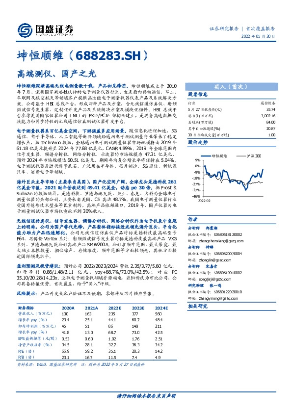 高端测仪、国产之光