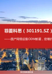 深度报告：国产网络设备ODM新星，定增扩产成长可期