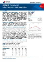 汽车电子核心企业，打造智能座舱全生态