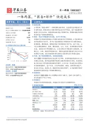 一体两翼，“装备+部件”快速成长