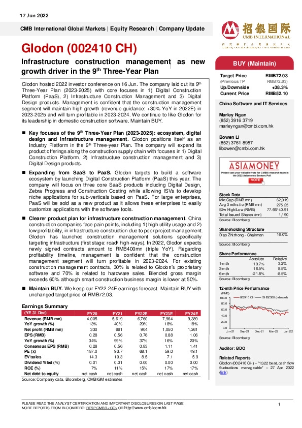 Infrastructure construction management as new growth driver in the 9th Three-Year Plan