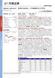 公司首次覆盖报告：集成化五金龙头，平台赋能进击千亿市场