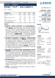 硅料煤炭“丰收年”，传统主业稳健向上