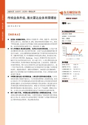 2022年一季报点评：传统业务升级，激光雷达业务有望爆发