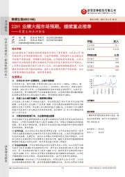 莱茵生物点评报告:22H1业绩大超市场预期,继续重点推荐