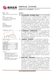 公司深度报告：战略因势定策，竞争优势明显