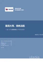 公司深度报告:星辰大海,扬帆远航