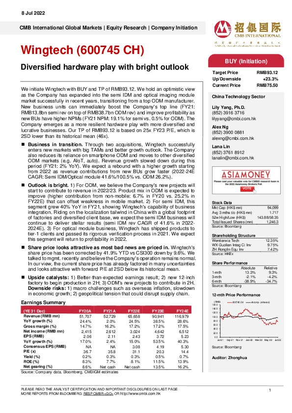 Diversified hardware play with bright outlook