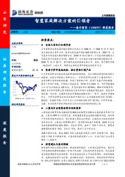 深度报告：智慧家庭解决方案的引领者