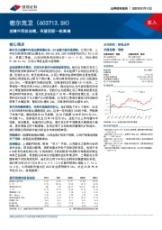 逆境中再创佳绩，有望迎新一轮高增