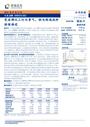 受益磷化工行业景气，锂电领域延伸持续推进