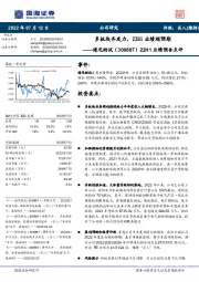 22H1业绩预告点评：多板块齐发力，22H1业绩超预期