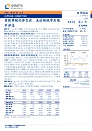 资源禀赋优势突出,光伏领域布局逐步推进