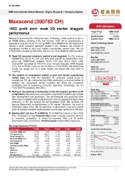 1H22 profit alert: weak 2Q market dragged performance