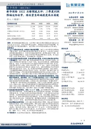 新华保险1H22业绩预减点评：二季度利润降幅边际收窄，难改资负两端深度承压困境