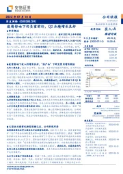 疫情影响下仍负重前行，Q2业绩增长良好