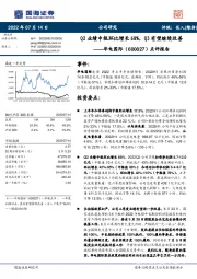 点评报告:Q2业绩中枢环比增长68%,Q3有望继续改善