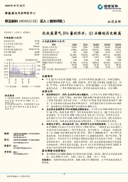 光伏高景气EVA量利齐升，Q2业绩创历史新高