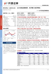 公司信息更新报告：Q2延续高增趋势，改革潜力逐步释放