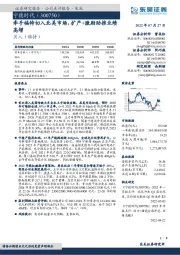 牵手福特切入北美市场，扩产+激励助推业绩高增