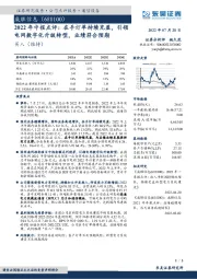 2022年中报点评:在手订单持续充盈,引领电网数字化升级转型,业绩符合预期