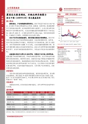 首次覆盖报告：冀酒龙头提质增效，并购品牌多维蓄力