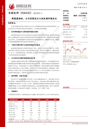 新能源驱动,公司有望成为大丝束碳纤维龙头