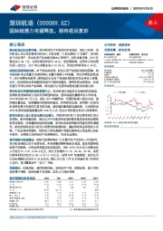 国际线潜力有望释放，期待疫后复苏