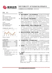 公司简评报告：锆系产品量价齐升 多产品投放打造公司高成长性