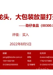 首次覆盖报告:休闲鱼制品龙头,大包装放量打开后续空间