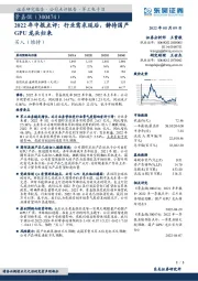 2022年中报点评:行业需求延后,静待国产GPU龙头归来