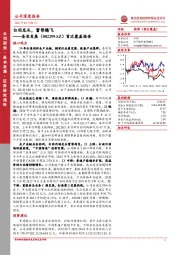首次覆盖报告:白羽龙头,蓄势腾飞