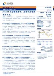 2022H1业绩稳健增长，期待研发管线逐步兑现