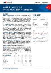 2022年中报点评：增量降本，业绩稳步提升