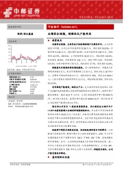 业绩符合预期,持续优化产能布局