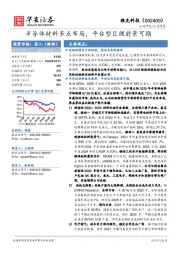 半导体材料多点布局，平台型巨舰前景可期