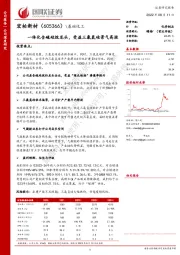 一体化含硫硅烷龙头,受益三氯氢硅景气高涨