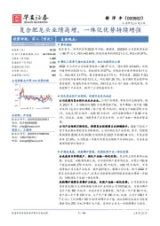 复合肥龙头业绩高增，一体化优势持续增强