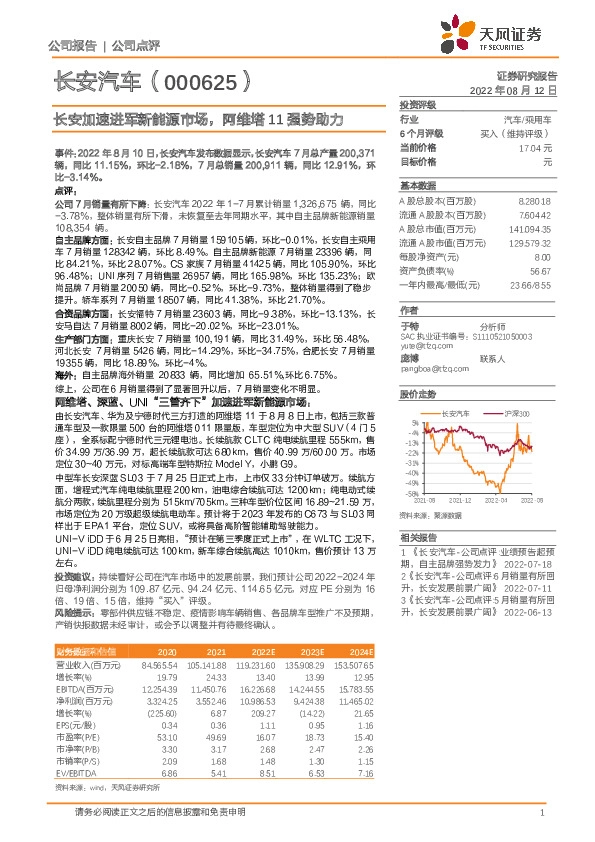 长安加速进军新能源市场，阿维塔11强势助力