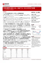 亚玛顿点评报告：中报业绩同比增长85%；垂直产业一体化布局电子玻璃