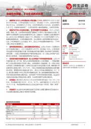 2022中报点评：业绩符合预期，下半年拐点将至