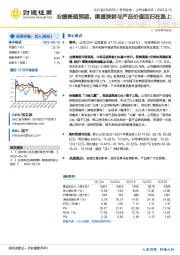 业绩略超预期，渠道深耕与产品价值回归在路上