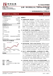 公司深度分析：全球一体化领先企业，TOPCon转型放量在即