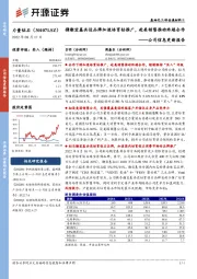 公司信息更新报告:携潮宏基共设品牌加速培育钻推广,赴美销售推动终端合作