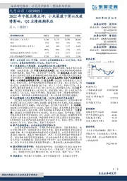 2022年中报业绩点评：小米渠道下滑以及疫情影响，Q2业绩短期承压