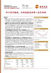 2022年半年报点评：闸片需求触底，打造碳基复材第二成长曲线