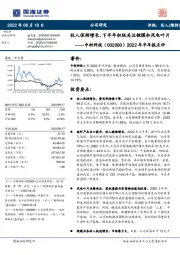 2022年半年报点评：收入保持增长，下半年积极关注锂膜和风电叶片