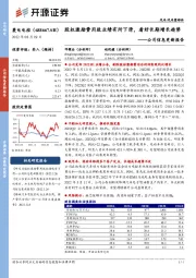 公司信息更新报告：股权激励费用致业绩有所下滑，看好长期增长趋势